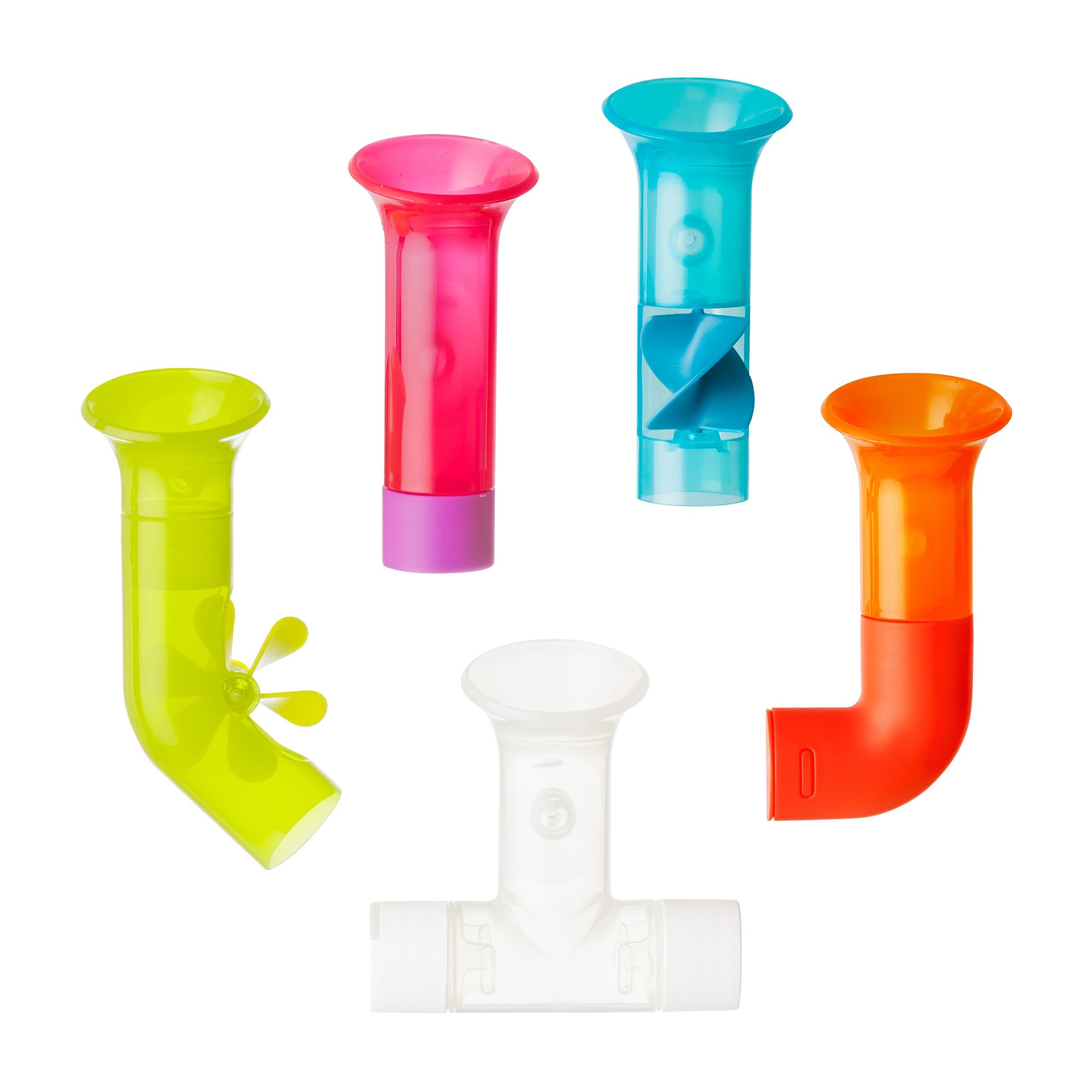 Boon multicoloured pipes bath top toy