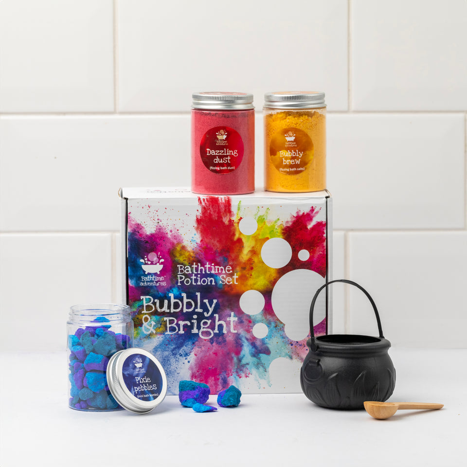 Bubbly & Bright Mini Potion Kit | Bathtime Adventures – Hooded Owls Ltd