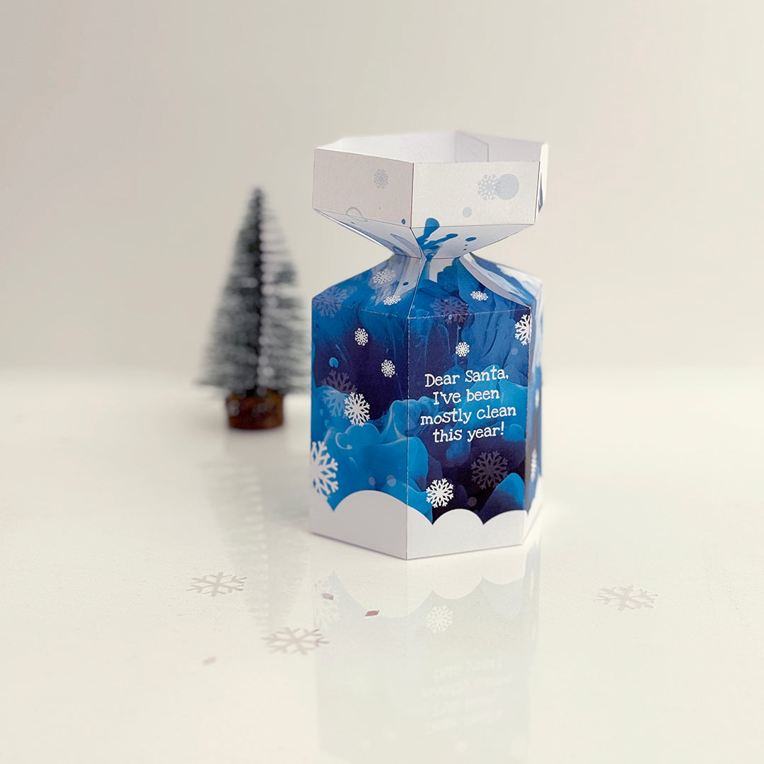 Christmas Cracker Gift Box (for rock pots & dust baubles)