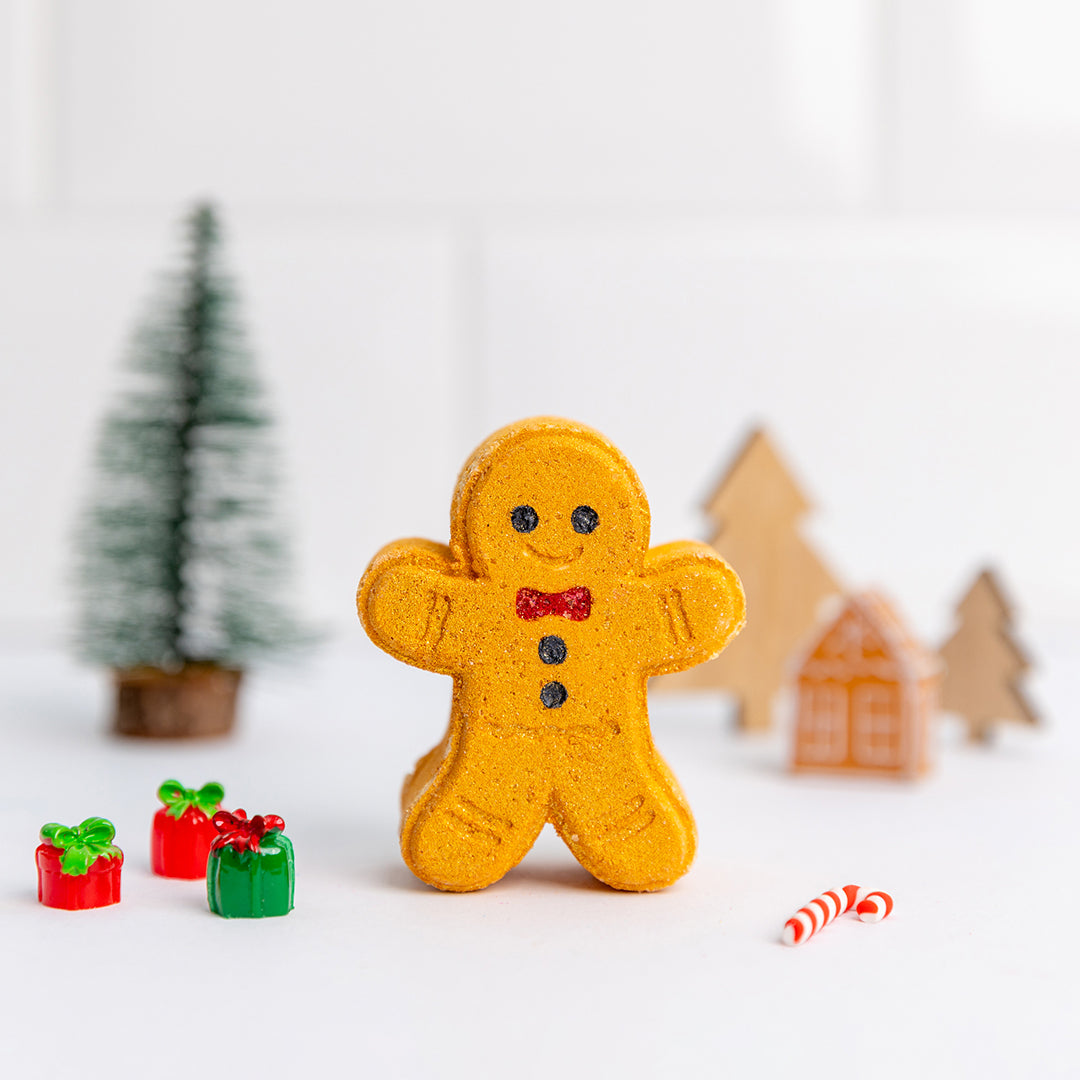 'Gingerbread & Joy' 5-piece bath gift set