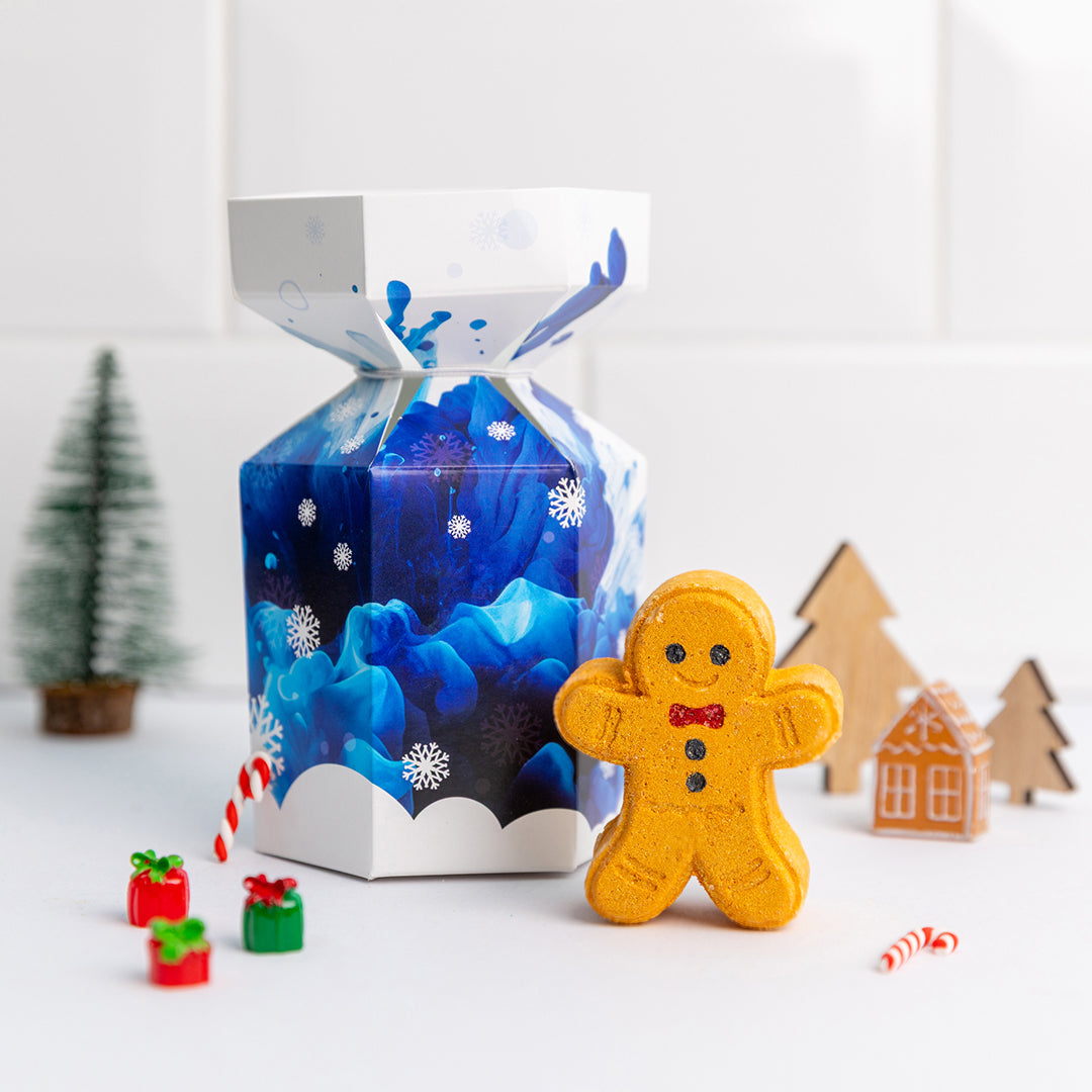 Gingerbread Man Mini Bath Bomb