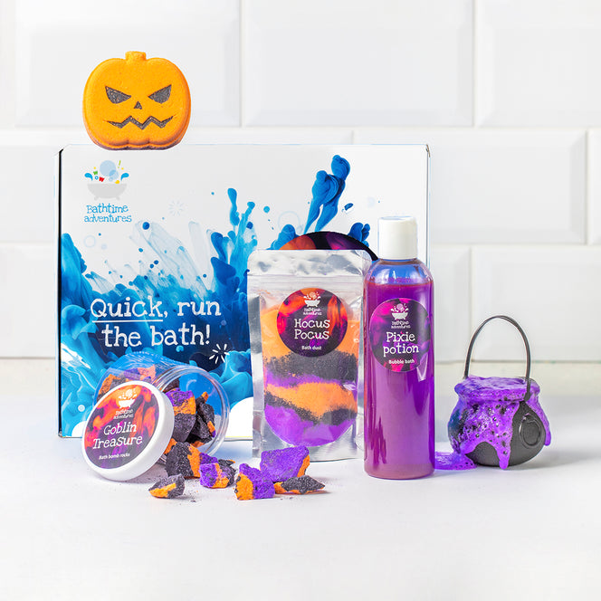 'Trick or Treat' Halloween 5-piece bath gift set