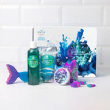 Mermaid 4-piece bath time gift set