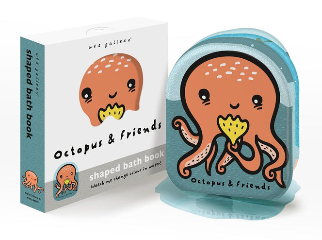 Colour In Bath Book : Octopus & Friends