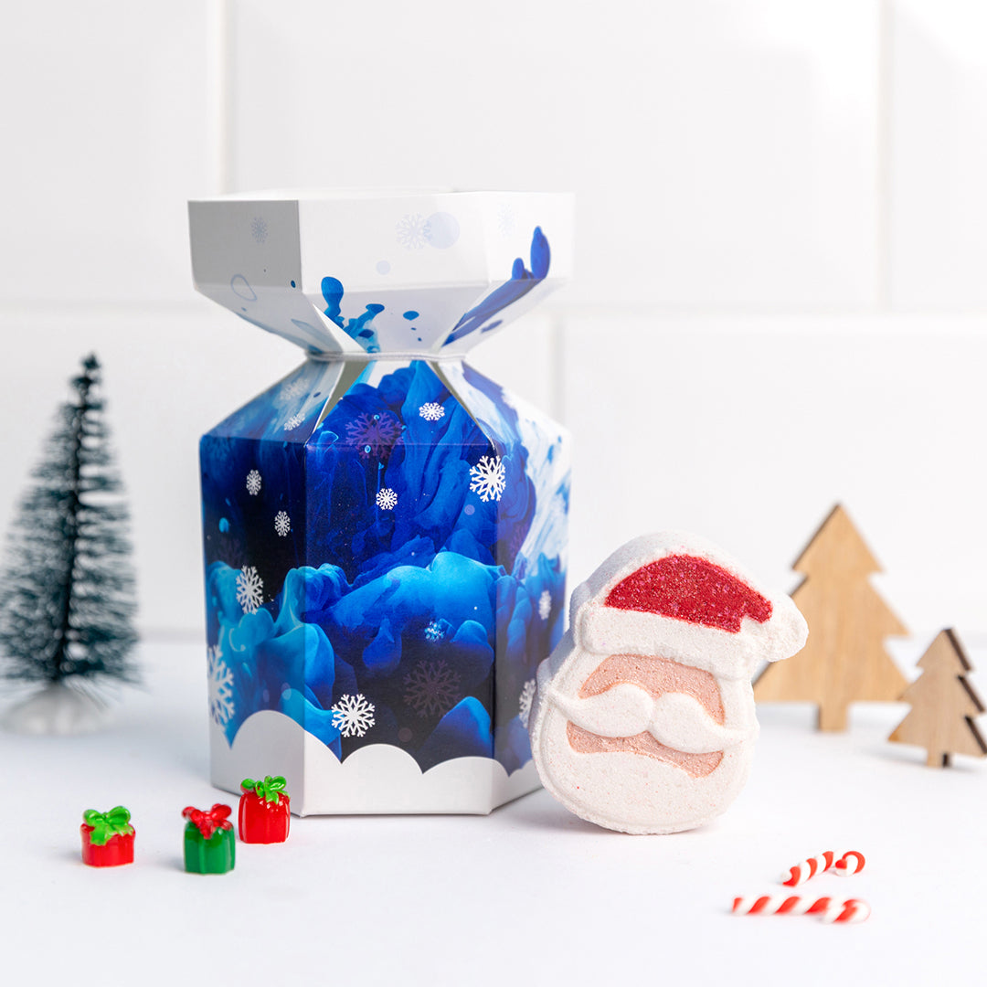 Santa's Face Mini Bath Bomb