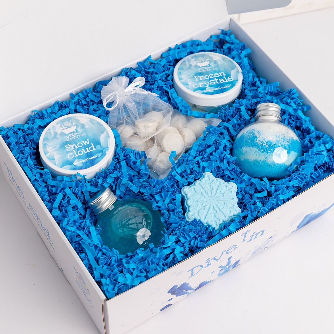 'Let It Snow' 6-piece bath gift set