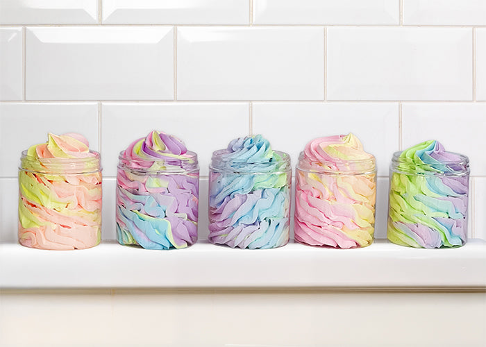 Whipped soap