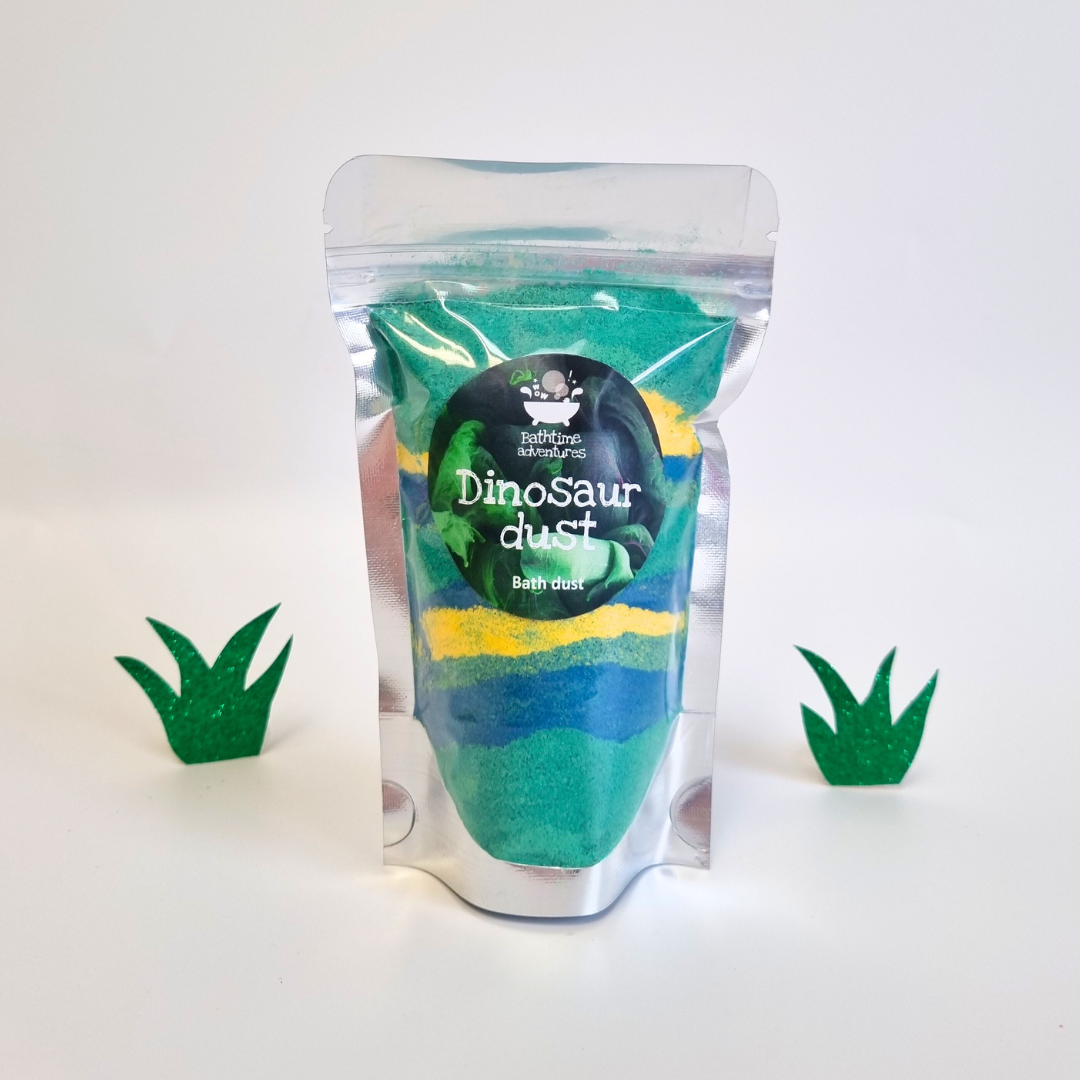 Dinosaur 4-piece bath time gift set