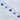 Children's jumbo white hooded towel with Blue Stars trim