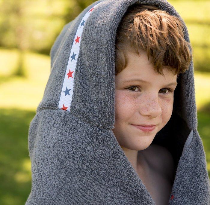 Red hooded on sale towel