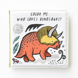 Colour In Bath Book : Dinosaurs