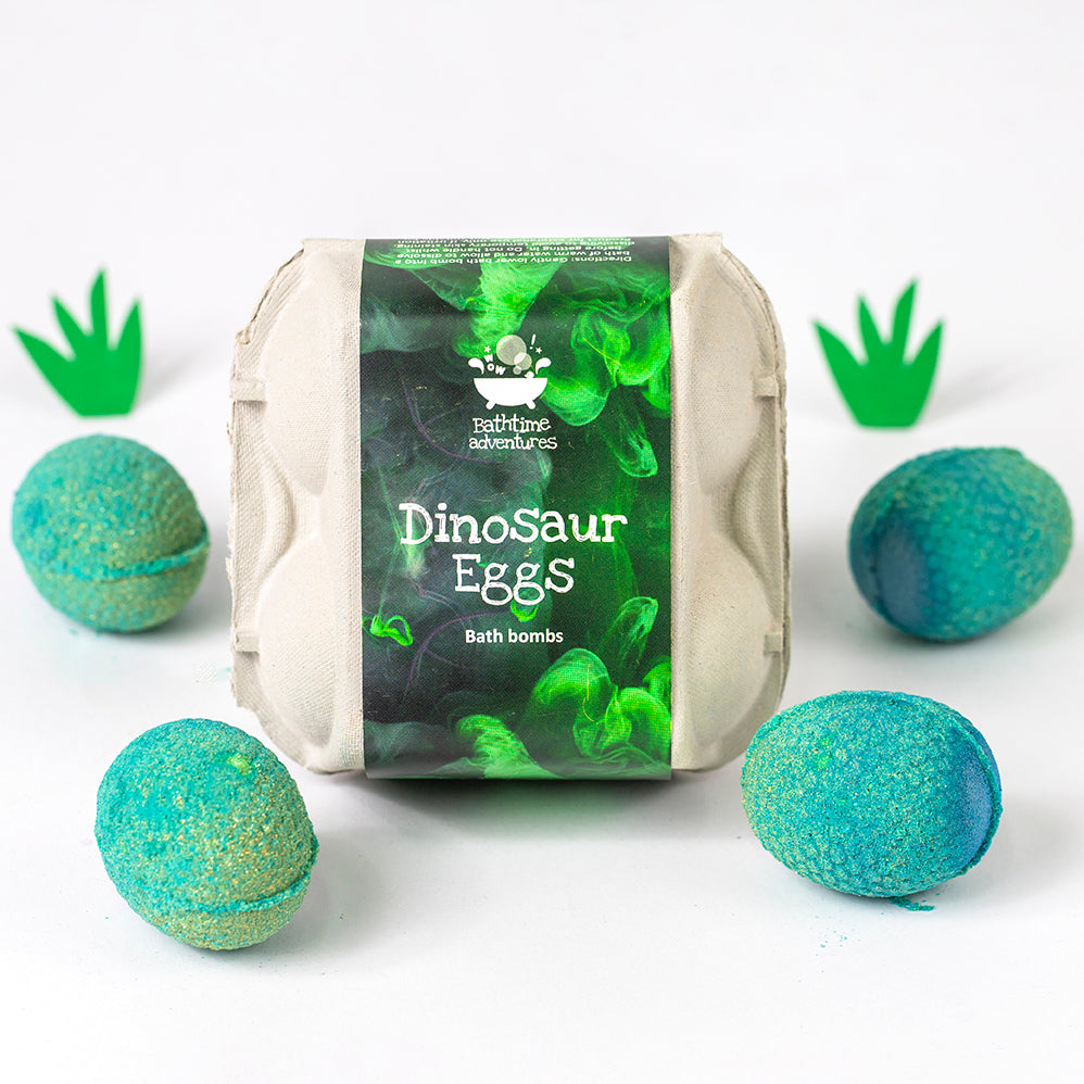 Dinosaur Egg Bath Bombs (4-pack).