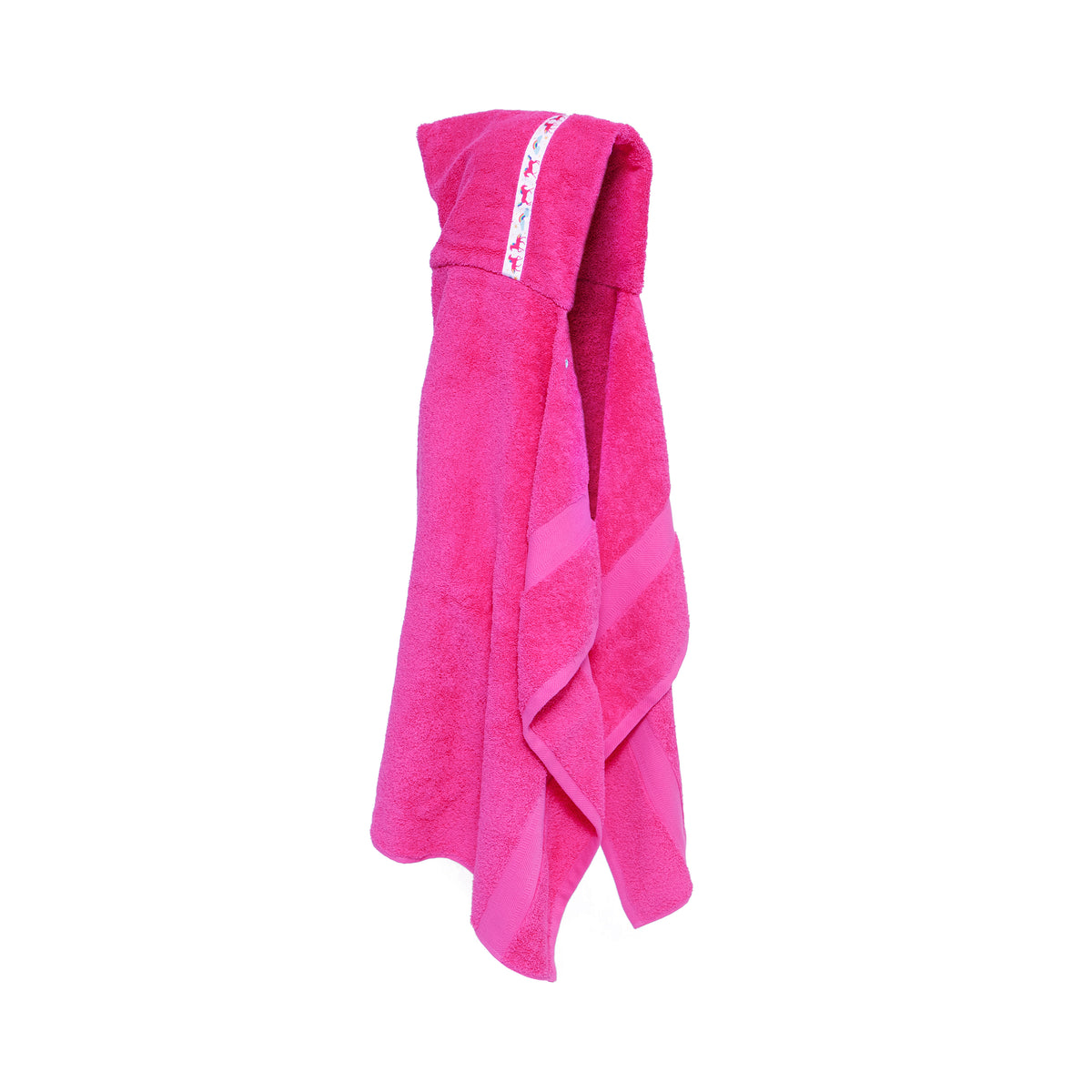 Unicorn kids hooded towel (Standard, pink)