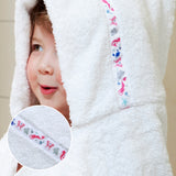 Mermaids kids hooded towel (Standard, white)