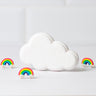 Rainbow cloud bath bomb