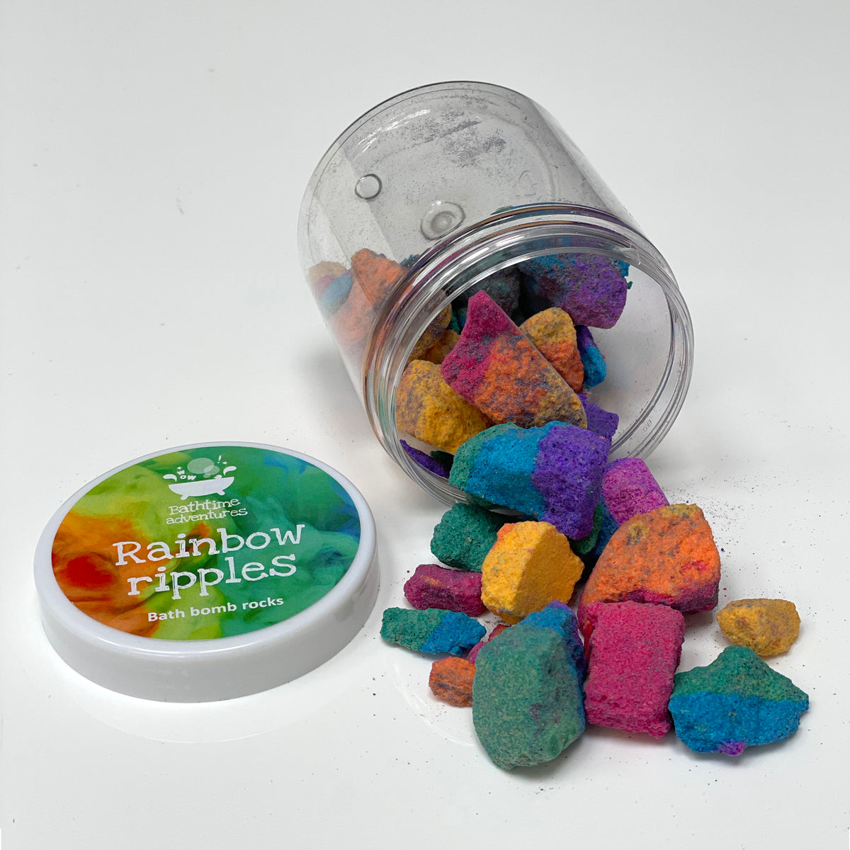 Rainbow Ripples Bath Rocks
