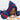 Red superheroes kids hooded towel (Standard, blue)