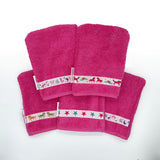 Wash mitts - pink
